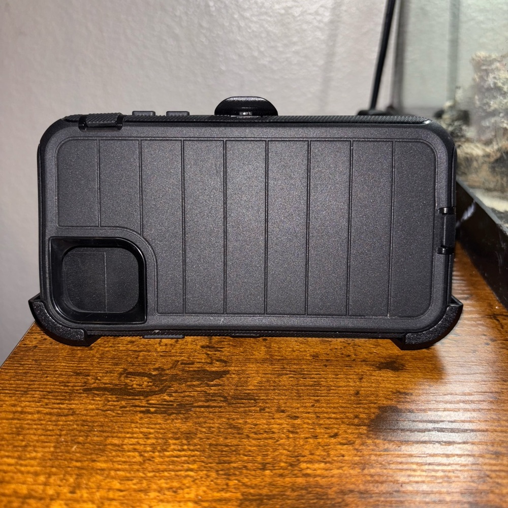 Black Rugged iPhone 11 Case - Picture 3 of 11